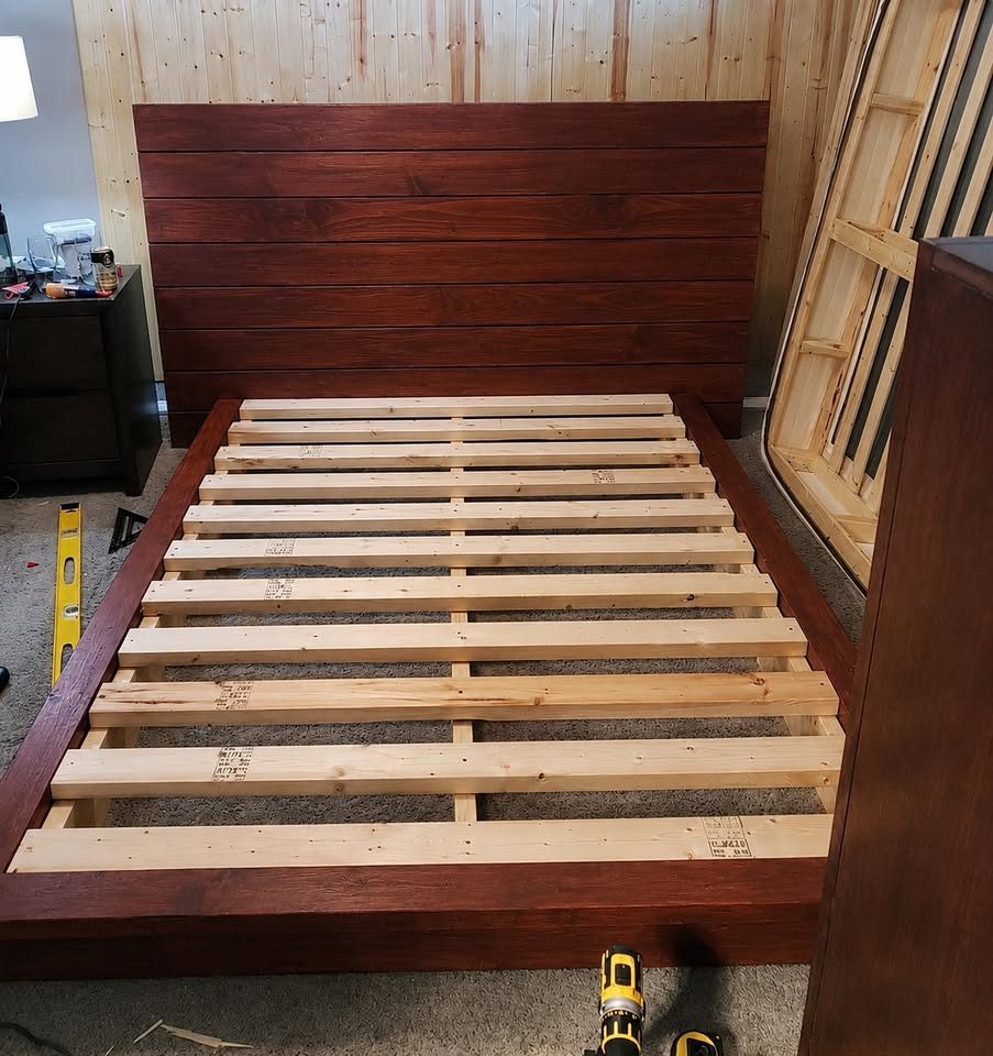 Jeff building in the Wadkins Co. workshop